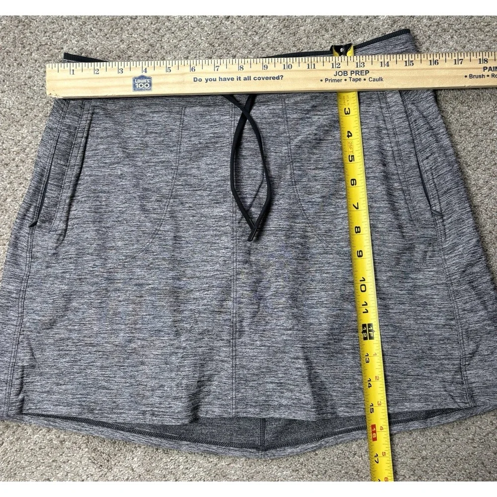 Kuhl Women's Small Revivr Pull On Skort Heathered Gray‎ Golf Pickleball Tennis